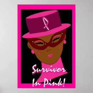 "Survivor In Pink" Poster - Customizable