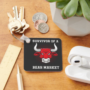 Survivor Of A Bear Market Keychain