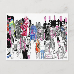 Survivor Salute Postcard