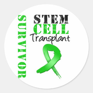 Survivor - Stem Cell Transplant Classic Round Sticker