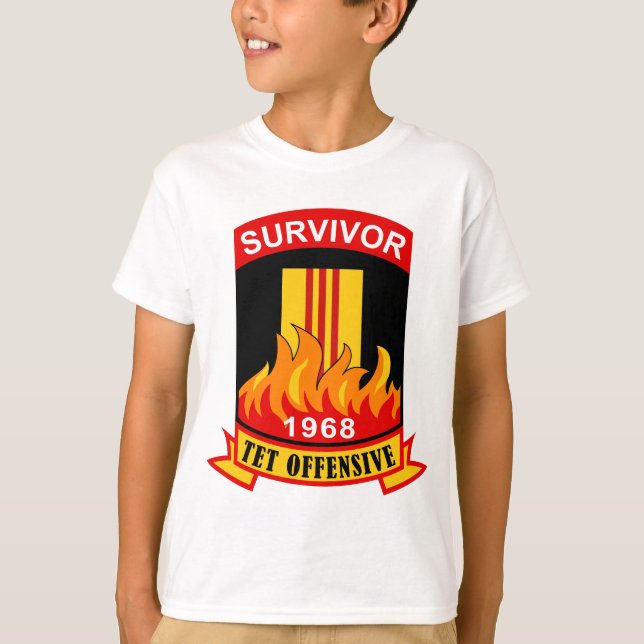 Survivor - Tet Offensive - 1968 T-Shirt (Front)