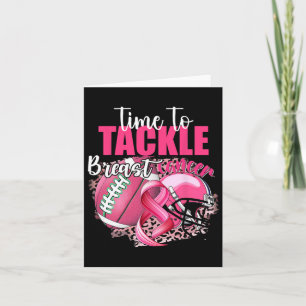 Survivor Time To Tackle Breast Cancer Awareness 1  Card