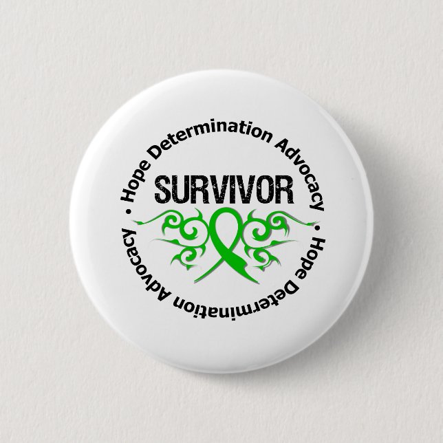 Survivor Traumatic Brain Injury 2 Inch Round Button (Front)