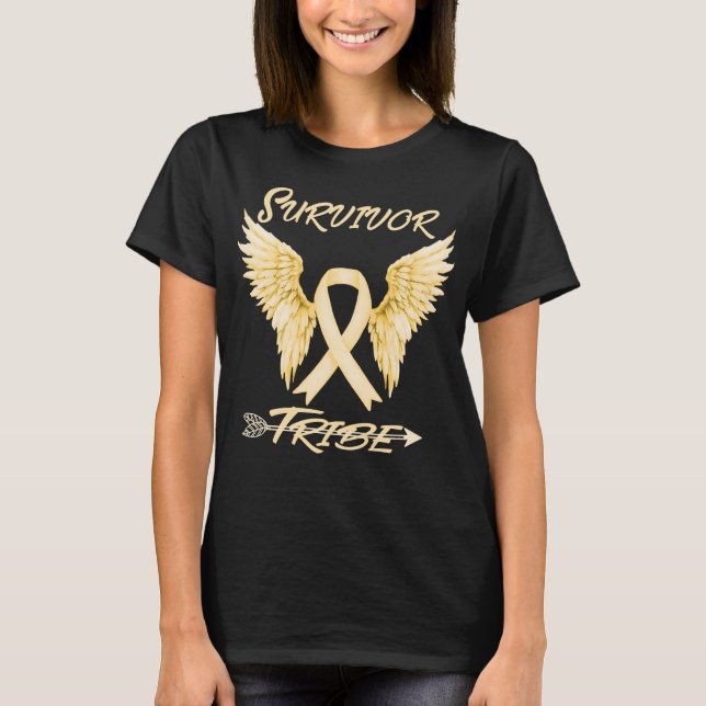 survivor tribe appendix cancer awareness gift T-Shirt (Front)