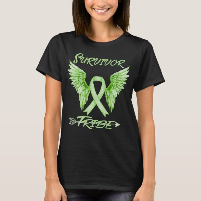 survivor tribe liver cancer awareness T-Shirt (Front)