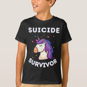 Survivor Unicorn Awareness Prevention Month Mom T-Shirt