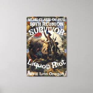Survivor WLHS 50TH REUNION CLASS 1975 Canvas Print