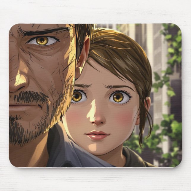 Survivors Post-Apocalyptic Cinematic Art Mouse Pad (Front)