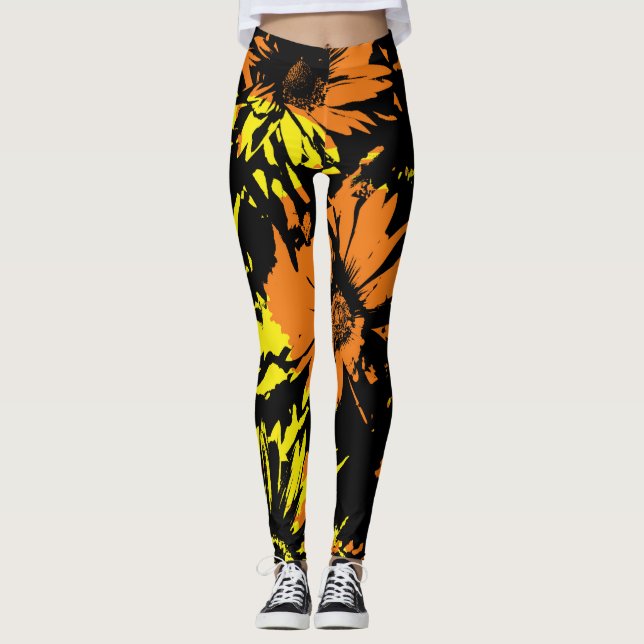 Surya Namaskar (Sun Salutation) Leggings (Front)