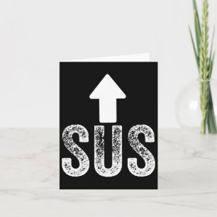 Sus Game Idk Bro Bruh Meme Funny Video Gamer 1  Card