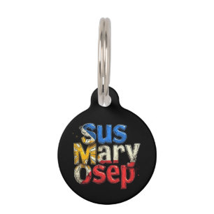 Sus Mary Osep Filipino Pride Customizable Pet Tag
