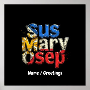 Sus Mary Osep Filipino Pride Customizable Poster