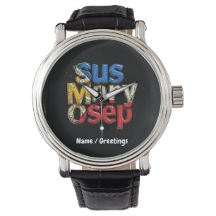 Sus Mary Osep Filipino Pride Customizable Watch