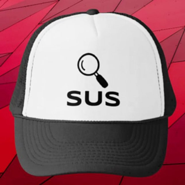 SUS Trucker Hat – Suspiciously Stylish (Creator Uploaded)