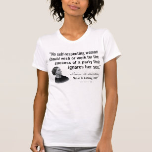 Susan B. Anthony Talks From the Grave T-Shirt