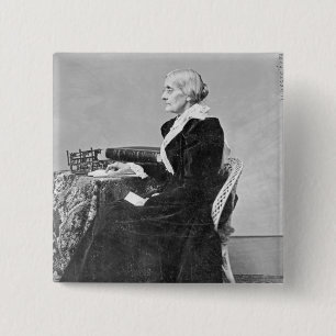 Susan Brownell Anthony 2 Inch Square Button