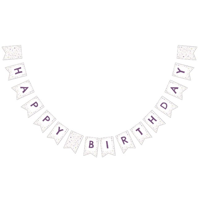 Susan Confetti Aquarelle Dots Bunt Drapeau (Tout)