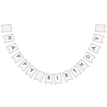 Susan Confetti Watercolor Dots Bunting Flag