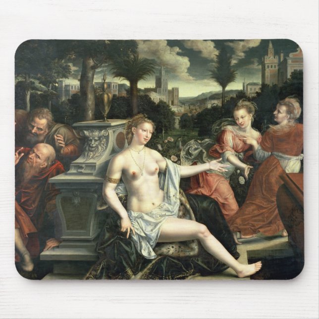 Susanna and the Elders, 1567 Mouse Pad (Front)