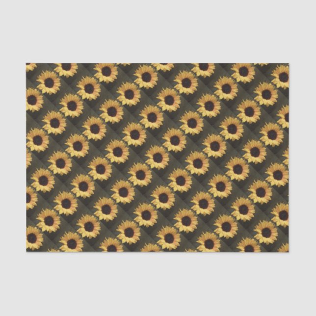 Susan's Sunflower Tissue Paper (Front)