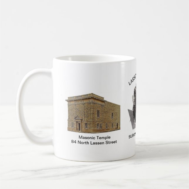 Susanville Masonic Lodge Founder mug (Left)