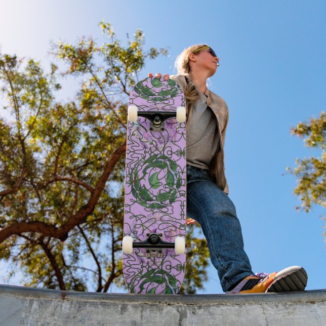 Susea Blu Studios Earth Vine Skateboard Deck (Outdoor 1)