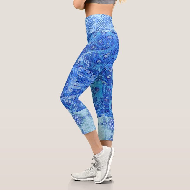 Susea Blu Studios Elemental Wave Leggings (Left)