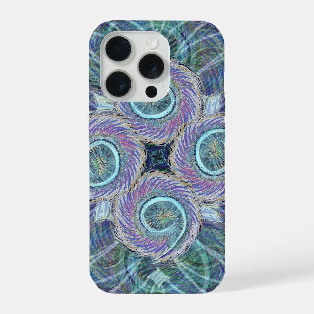 Susea Blu Studios Feather iPhone Case (Back)
