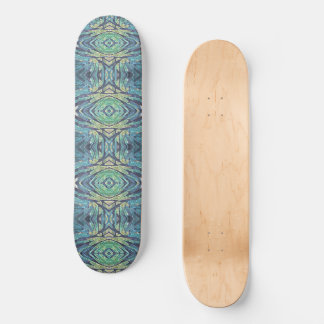 Susea Blu Studios Peacock Skateboard Deck