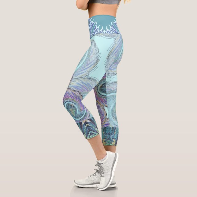 Susea Blu Studios Plumes élémentaires Leggings (Gauche)