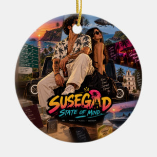 Susegad State of Mind • Goa Boy Forever • Same Sea Ceramic Ornament