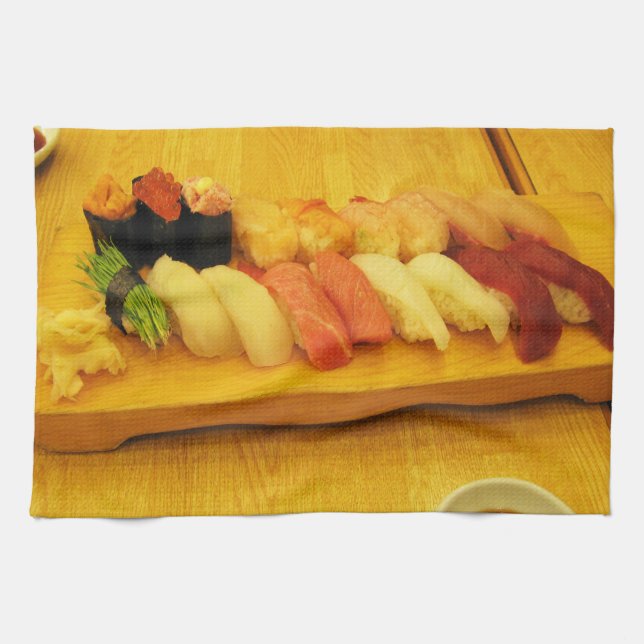 Sushi 寿司 kitchen towel (Horizontal)