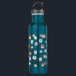 Sushi 710 Ml Water Bottle<br><div class="desc">Cute sushi pattern for lovers of Japan and good food. Original art by Nic Squirrell.</div>