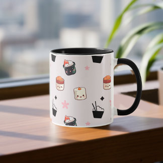 Sushi ad Rice Kawaii Mug