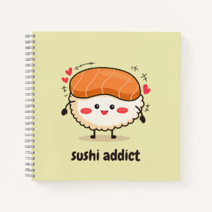 sushi addict notebook