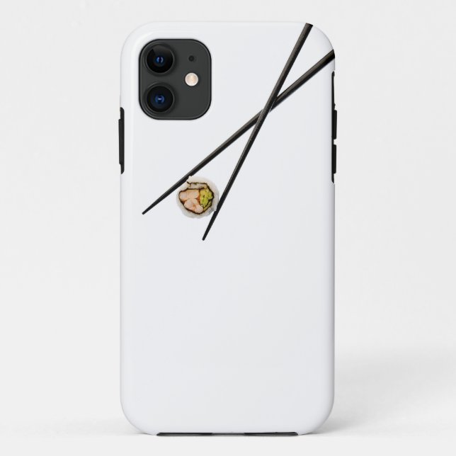Sushi and Black chopsticks - Customized Case-Mate iPhone Case (Back)