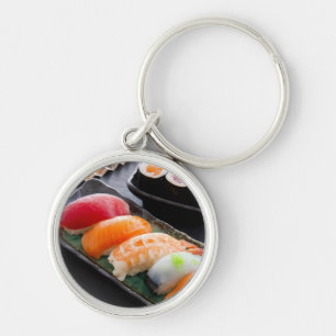 Sushi and rolls keychain
