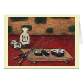 sushi and sake note