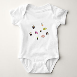 Sushi and Sashimi Baby Bodysuit