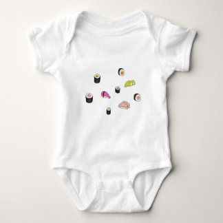 Sushi and Sashimi Baby Bodysuit