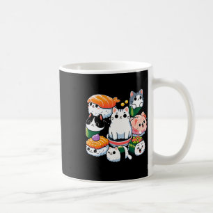 Sushi Anime Cat Sushi Lover Gift  Coffee Mug