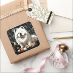 SUSHI ANYONE - Cream Chow  Square Sticker<br><div class="desc">A brand new cream chow design featuring a scrumptious sushi spread!</div>