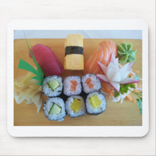 Sushi Asia Fish Rice Food Mouse Pad