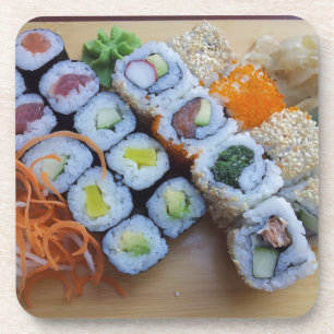 Sushi Asia Rice Fish Food Sea Coaster