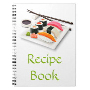 Sushi Asian Japanese food recipe book gift