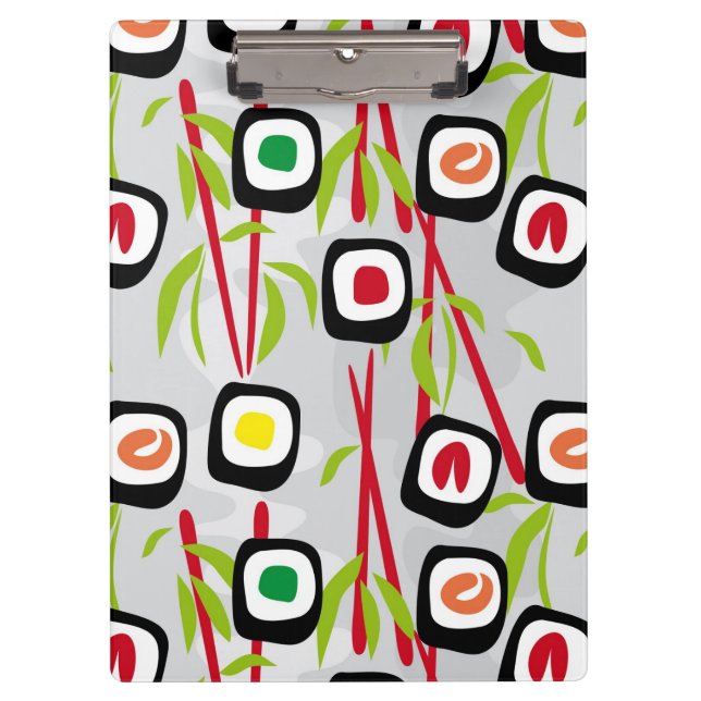 Sushi background clipboard (Front)