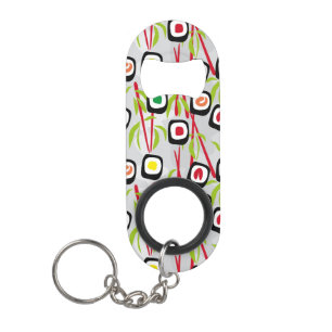 Sushi background mini bottle opener