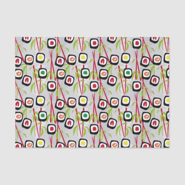 Sushi background tissue paper (Front)