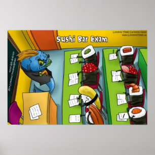 Sushi Bar Exam Poster