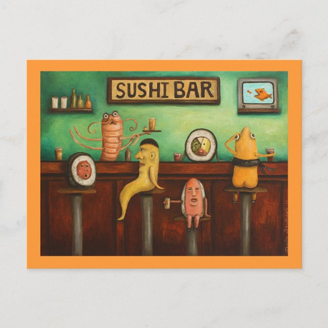 Sushi Bar Postcard (Front)
